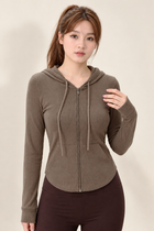 Dorothy Bamboo-Blend Ribbed Jacket
