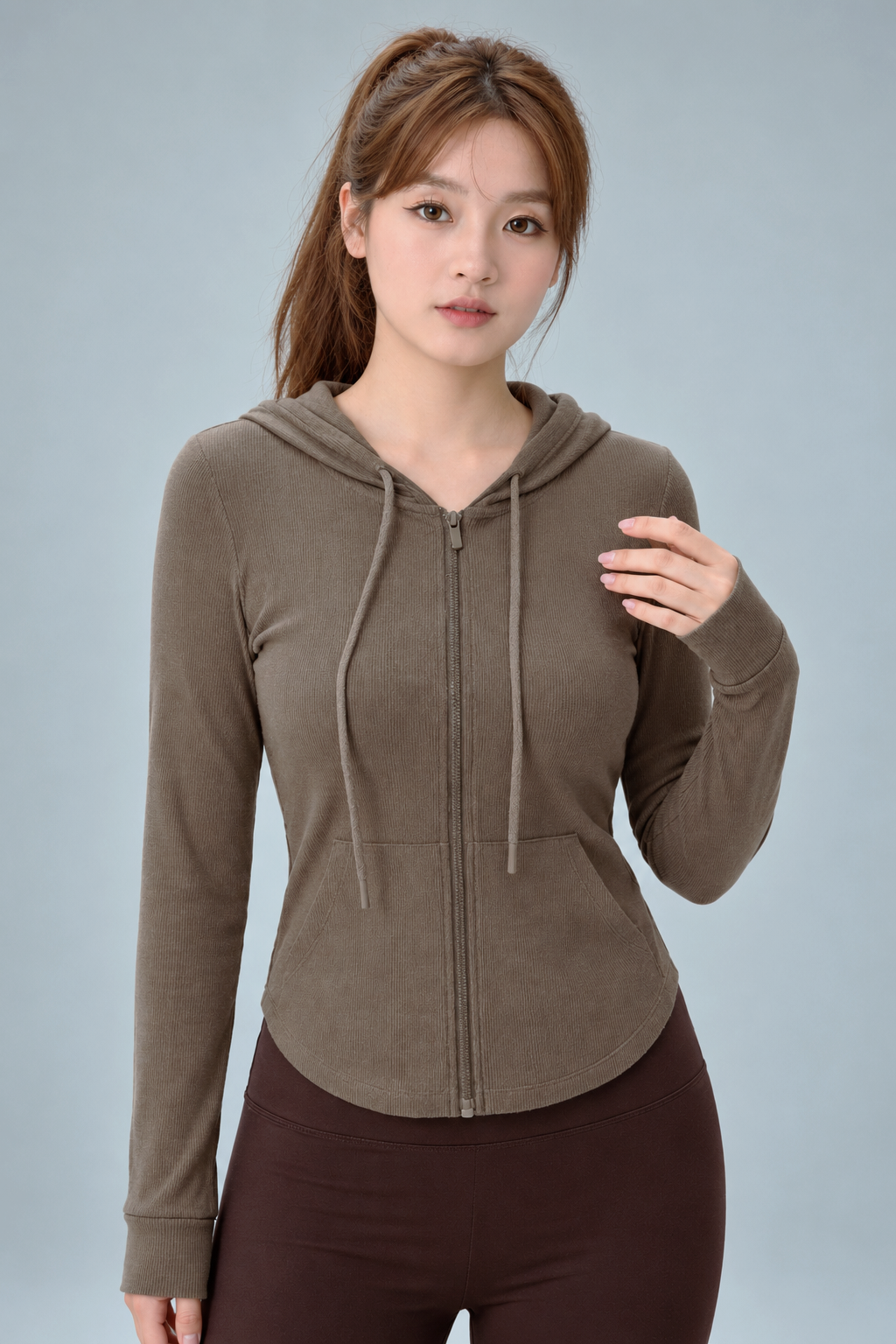 Dorothy Bamboo-Blend Ribbed Jacket