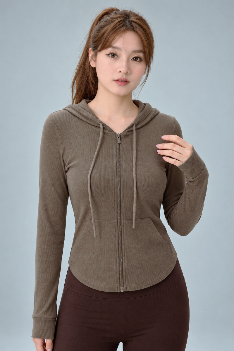 Dorothy Bamboo-Blend Ribbed Jacket