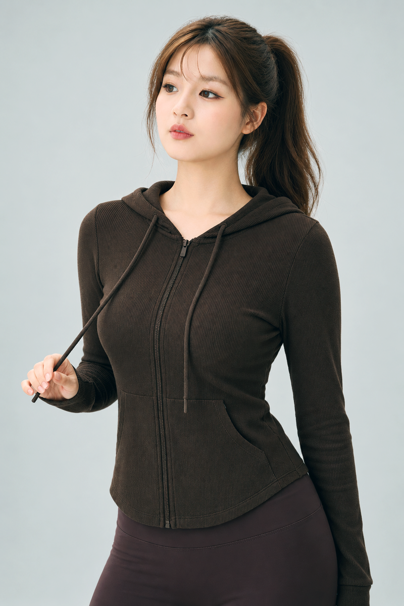 Dorothy Bamboo-Blend Ribbed Jacket