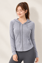 Dorothy Bamboo-Blend Ribbed Jacket