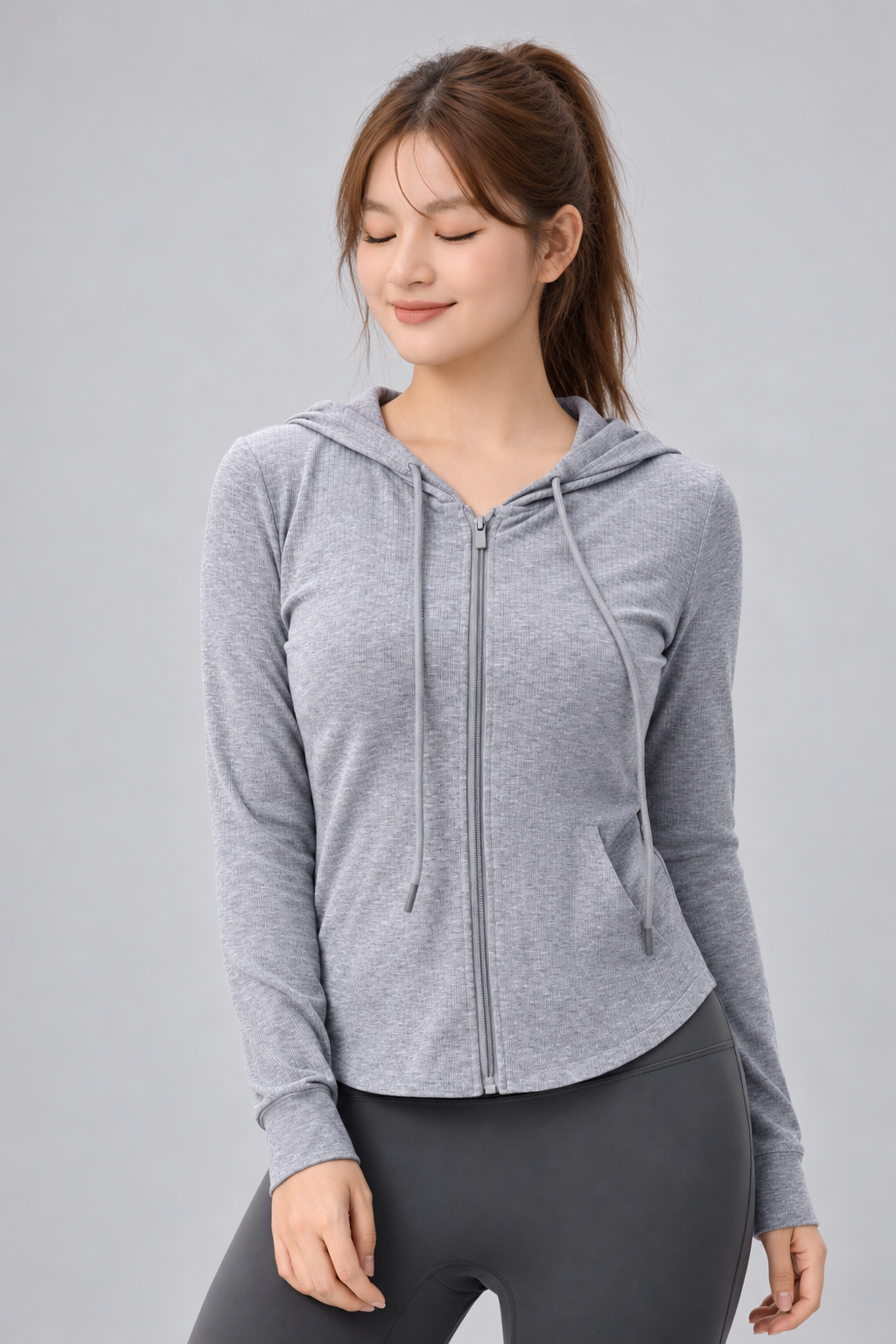 Dorothy Bamboo-Blend Ribbed Jacket