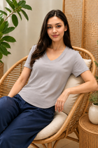 EASE BAMBOO-BLEND V NECK TEE - J76 Bamboo Wear