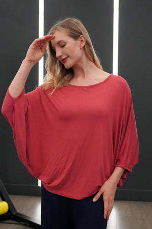 ECOSOFT BAMBOO RELAXED TOP - J76 Bamboo Wear