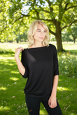 FANNIE BAMBOO-BLEND TOP-Restocked