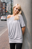 FANNIE BAMBOO-BLEND TOP