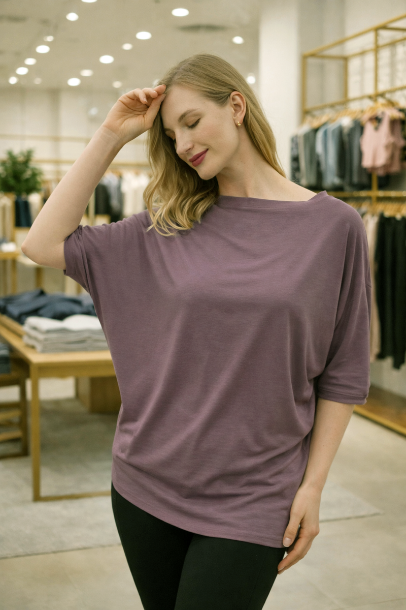 FANNIE BAMBOO-BLEND TOP-Restocked - J76 Bamboo Wear
