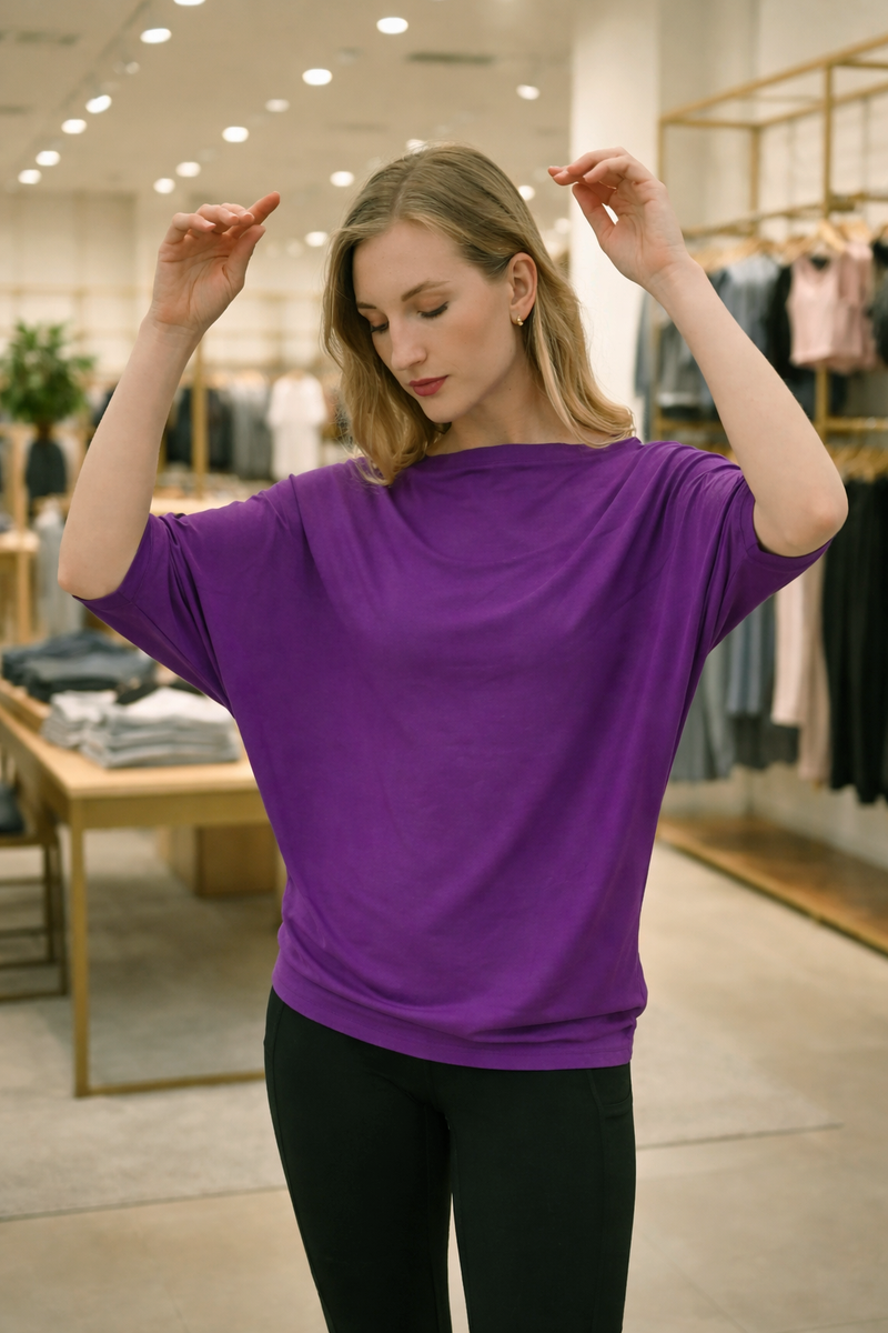 FANNIE BAMBOO-BLEND TOP-Restocked - J76 Bamboo Wear