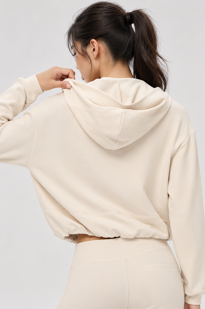 Feather-Soft Light Zip Hoodie