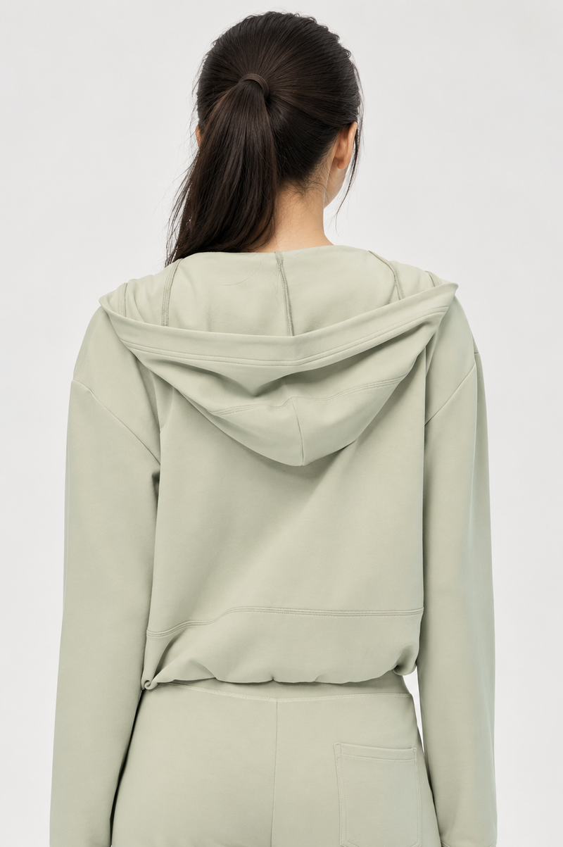 Feather-Soft Light Zip Hoodie