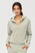 Feather-Soft Light Zip Hoodie