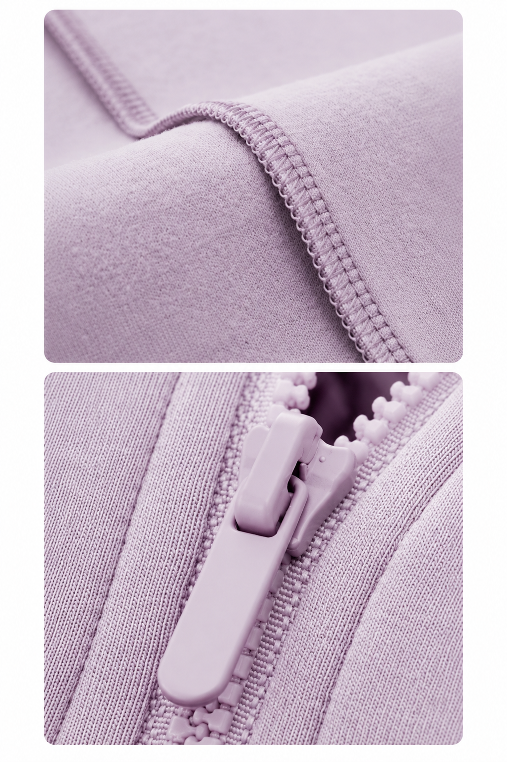 Feather-Soft Light Zip Hoodie