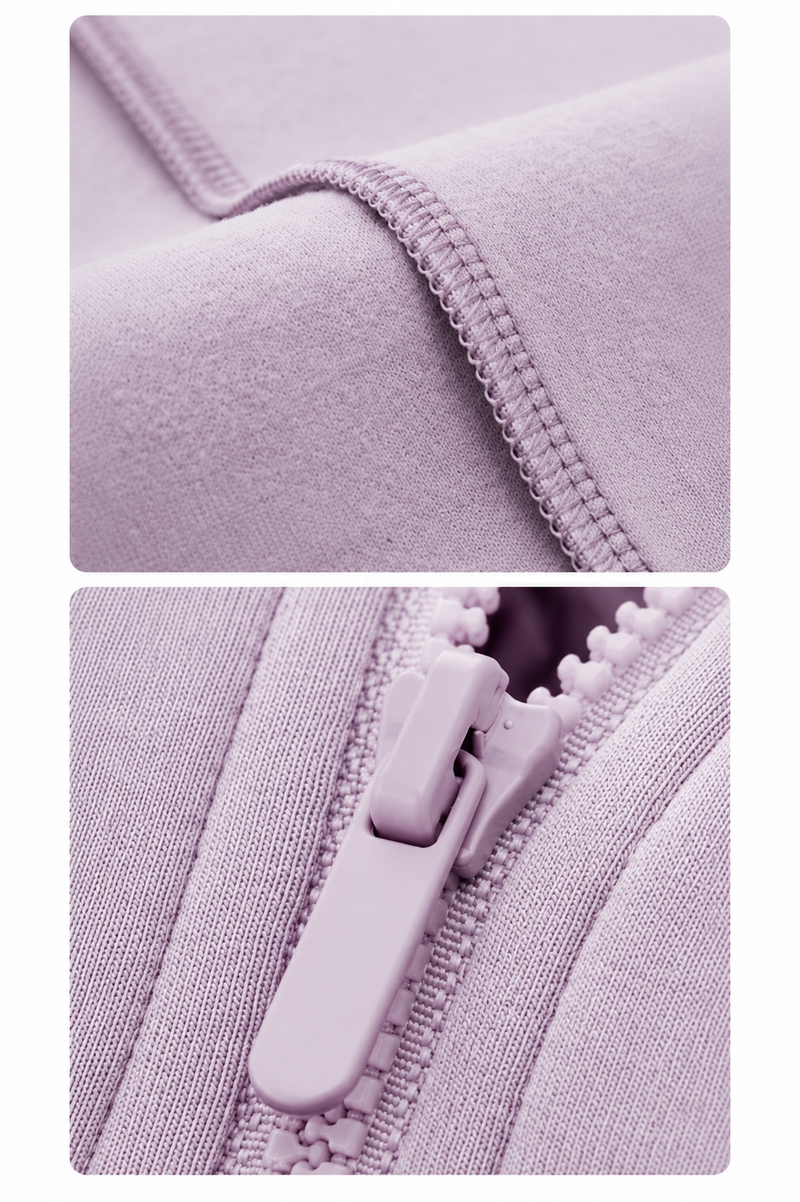 Feather-Soft Light Zip Hoodie