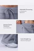 BAMBOO FLOW ULTRA-SOFT RIB PANT - J76 Bamboo Wear