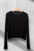 FLOWY BAMBOO-BLEND TOP - J76 Bamboo Wear