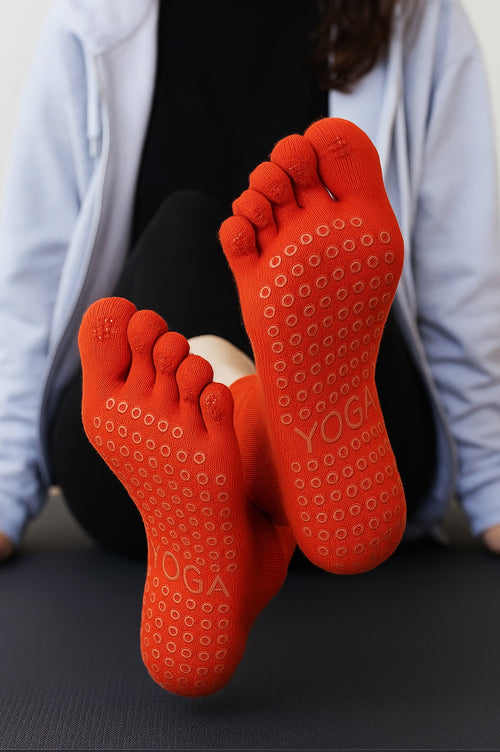 GRIP TOE YOGA SOCKS - J76 Bamboo Wear