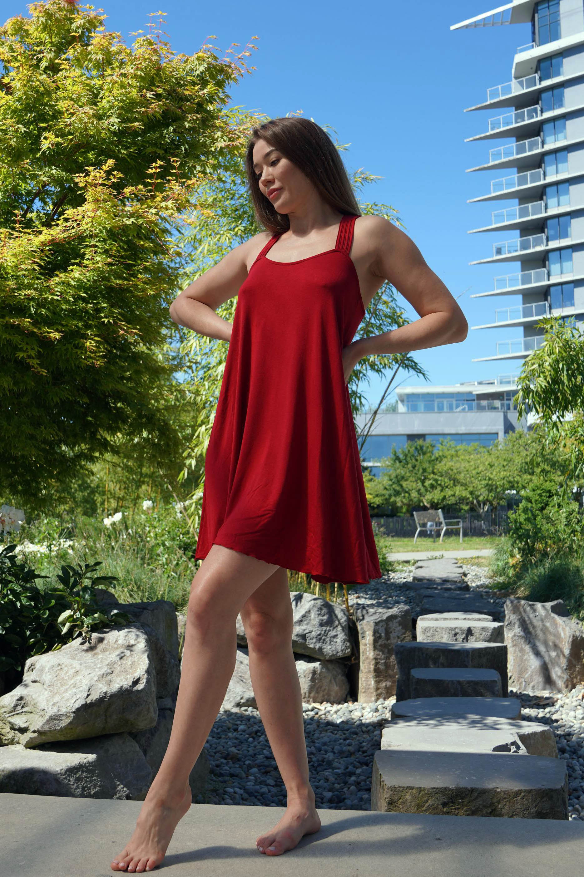 IRIS BAMBOO-BLEND DRESS
