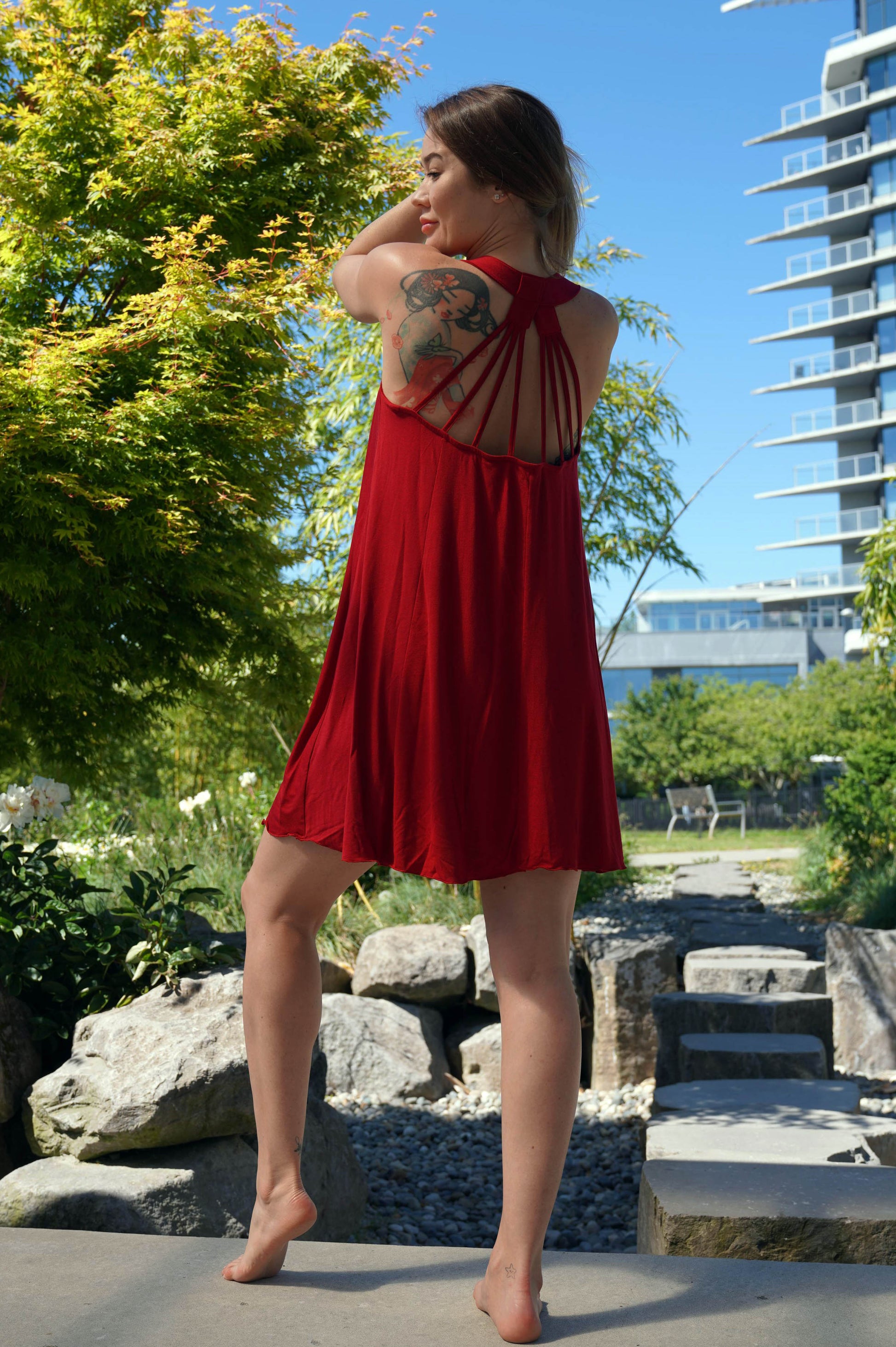 IRIS BAMBOO-BLEND DRESS