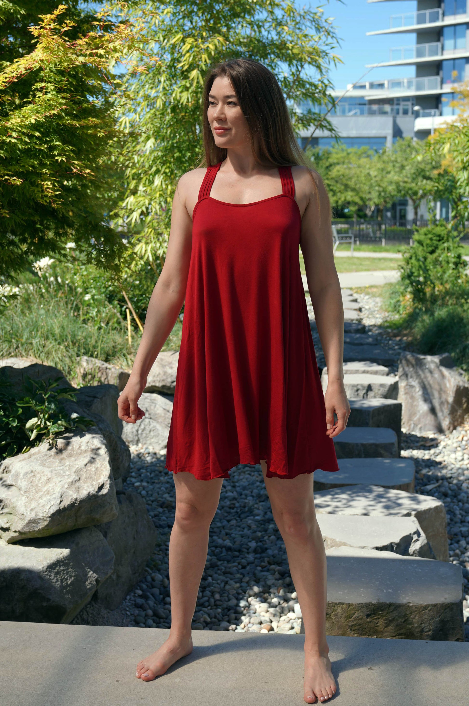 IRIS BAMBOO-BLEND DRESS