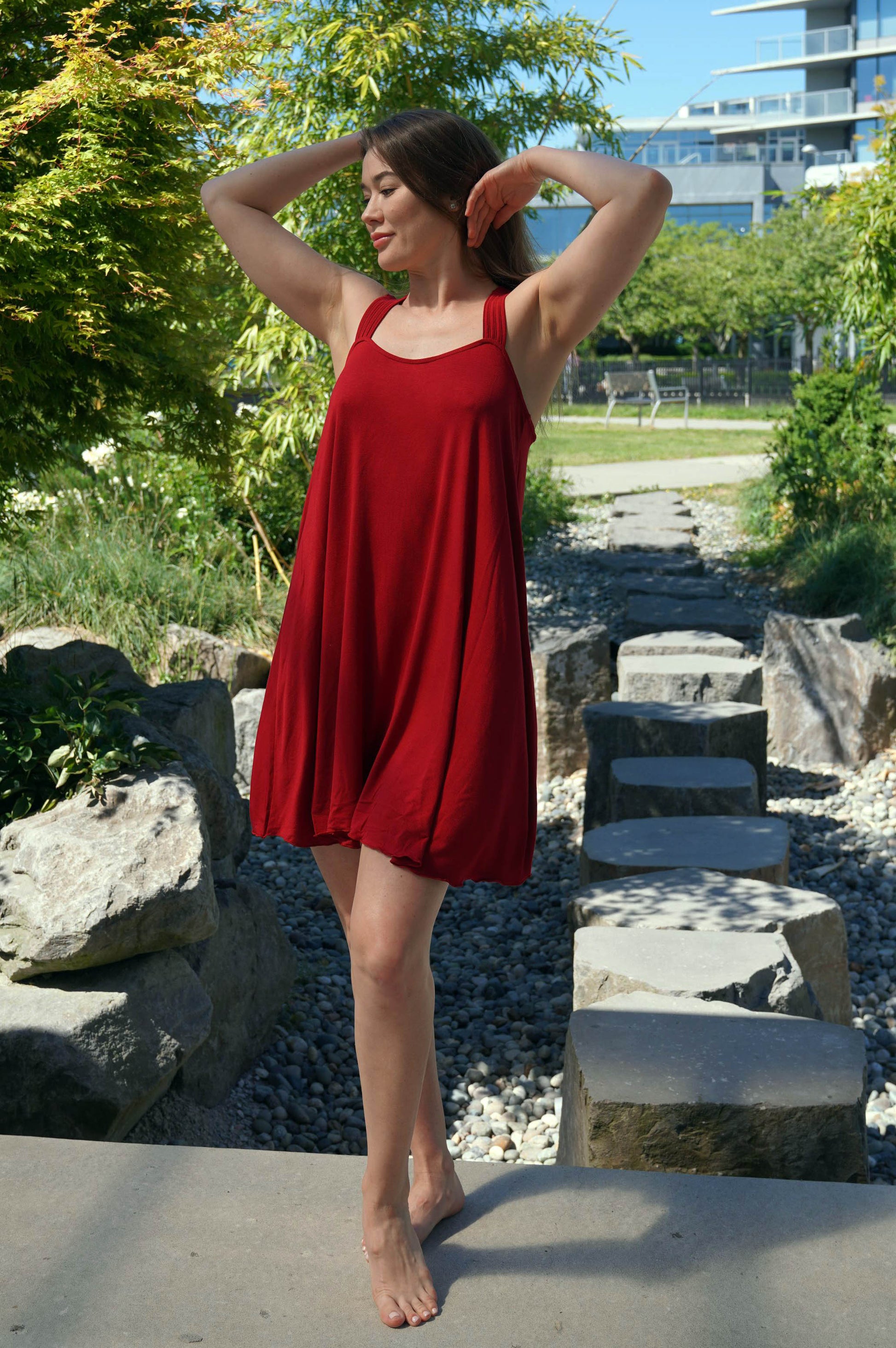 IRIS BAMBOO-BLEND DRESS