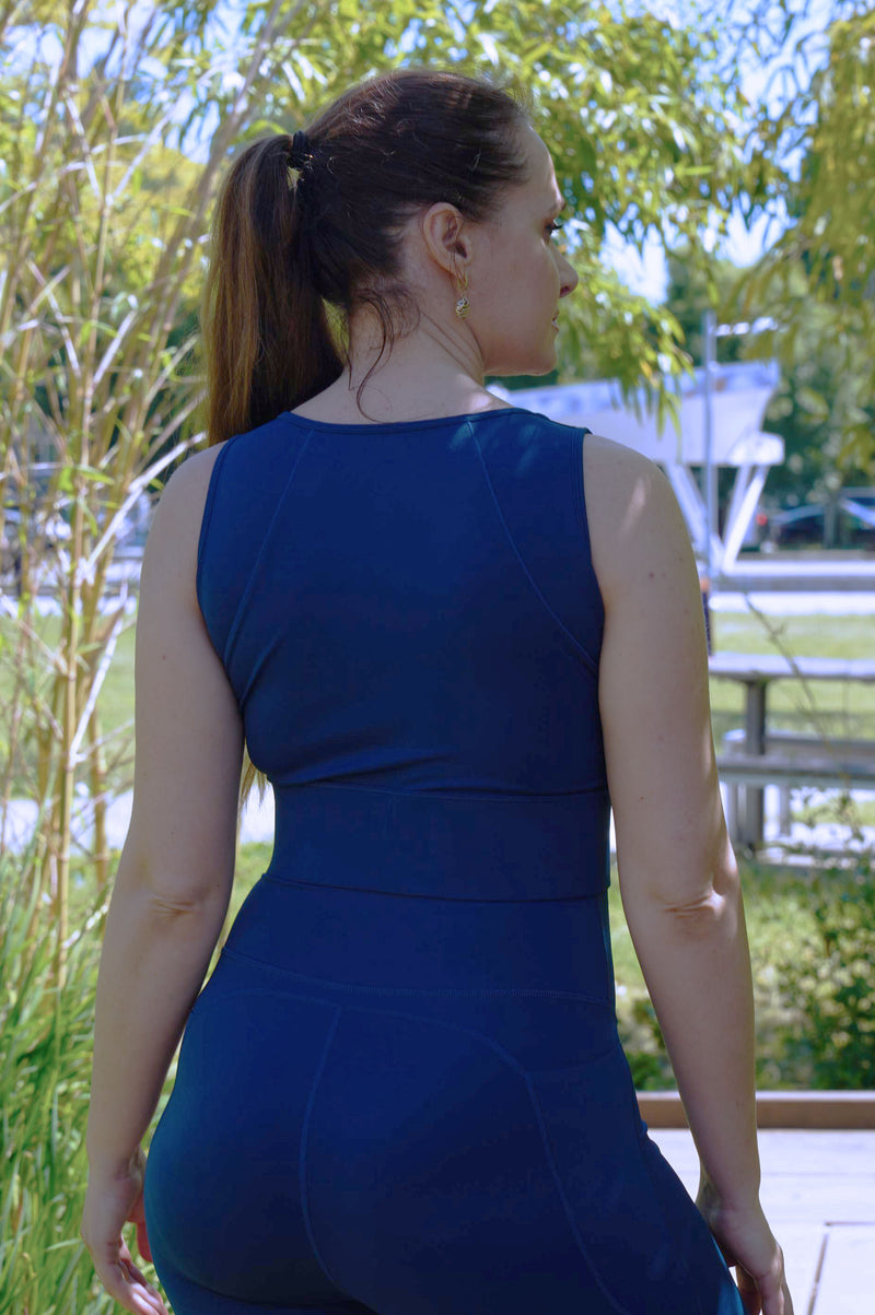 JASMINE ZIP CROP TANK – EXTENDED SIZES
