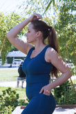 JASMINE ZIP CROP TANK – EXTENDED SIZES