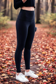 KRYE BAMBOO-BLEND FLEECE LEGGING-Restocked