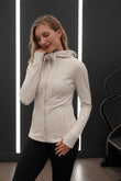 LILA FLEECE-LINED SLIM FIT HOODIE JACKET - J76 Bamboo Wear