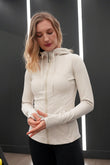 LILA FLEECE-LINED SLIM FIT HOODIE JACKET - J76 Bamboo Wear
