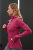 LILA FLEECE-LINED SLIM FIT HOODIE JACKET - J76 Bamboo Wear