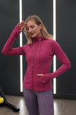 LILA FLEECE-LINED SLIM FIT HOODIE JACKET - J76 Bamboo Wear