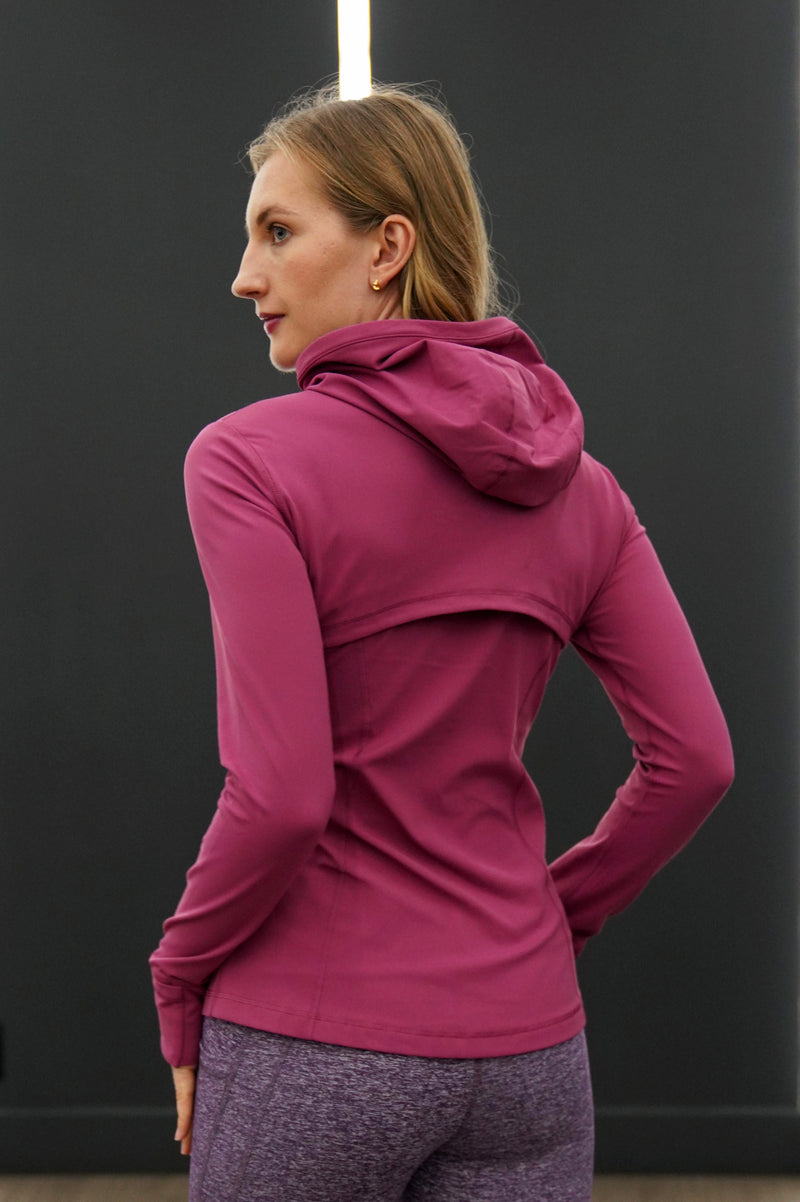 LILA FLEECE-LINED SLIM FIT HOODIE JACKET - J76 Bamboo Wear