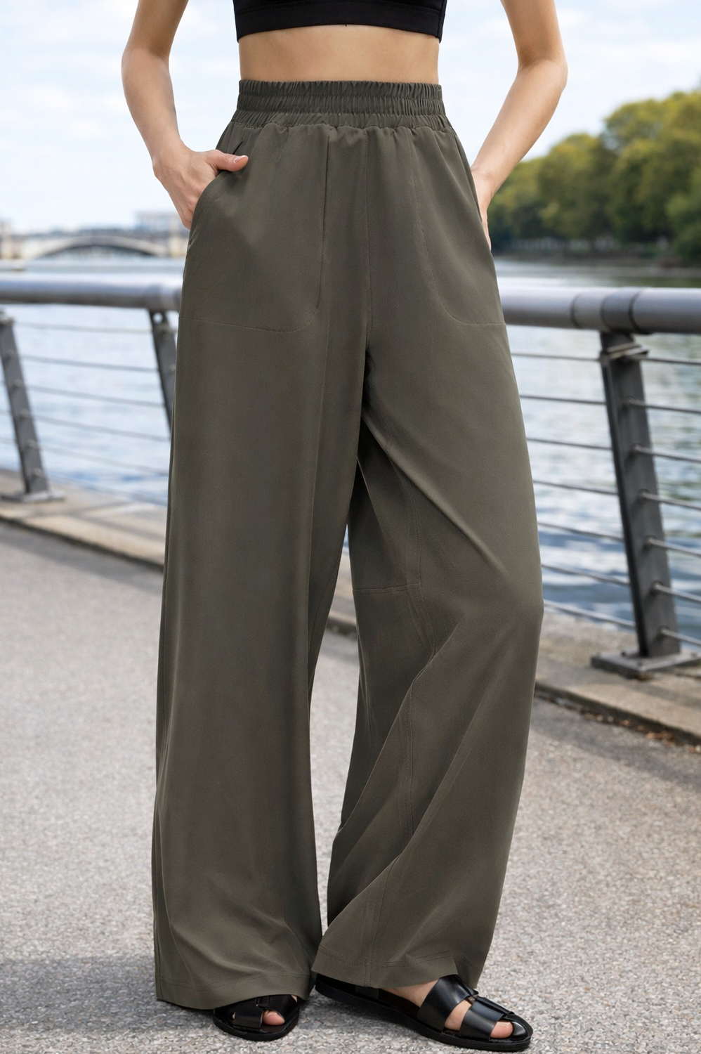 LILY WOVEN PANTS (UPF 50+) - J76 Bamboo Wear