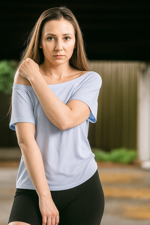 LIZA BAMBOO-BLEND TEE