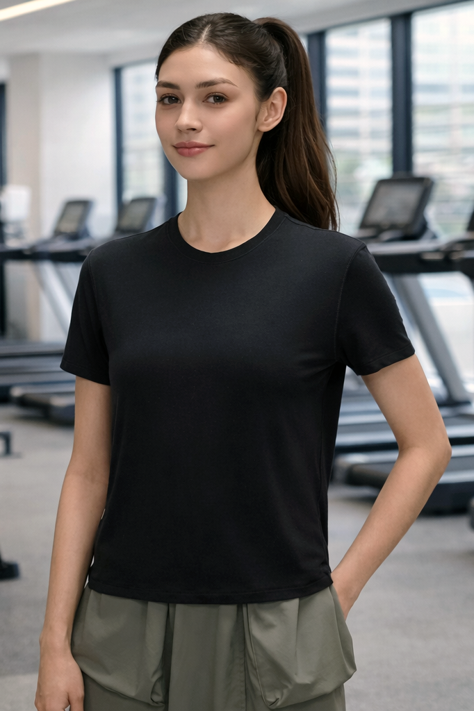 LOIS BAMBOO-BLEND TEE - J76 Bamboo Wear