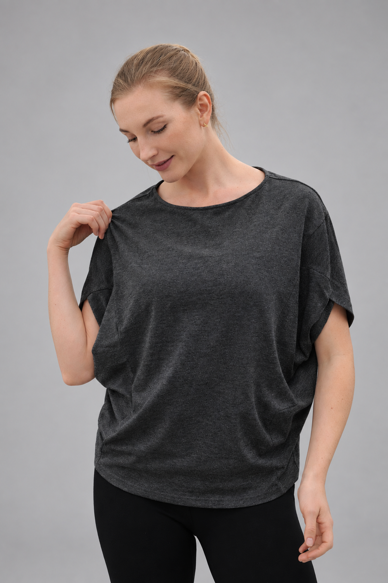 Lucia Bamboo-Blend Top (Reversible)
