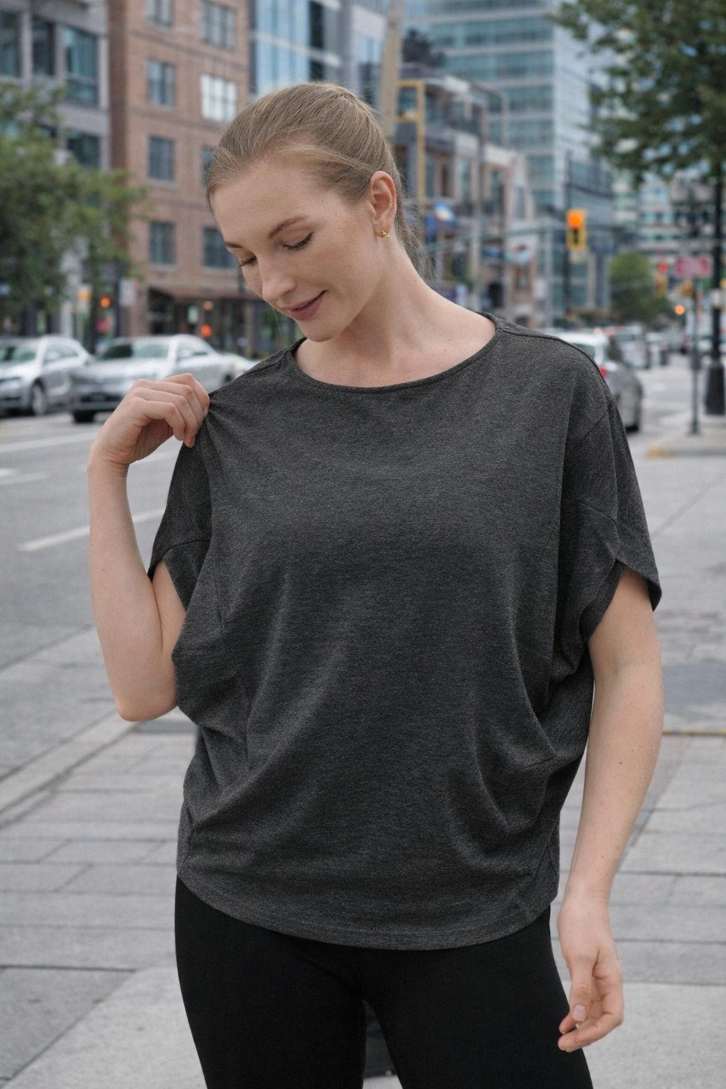 LUCIA BAMBOO-BLEND TOP (Reversible) - J76 Bamboo Wear