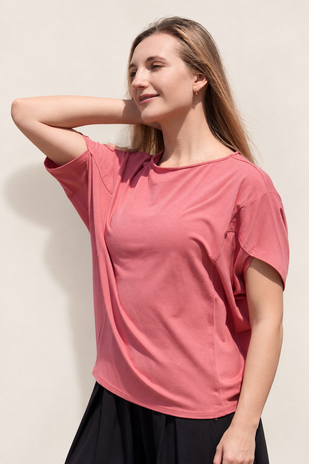 Lucia Bamboo-Blend Top (Reversible)