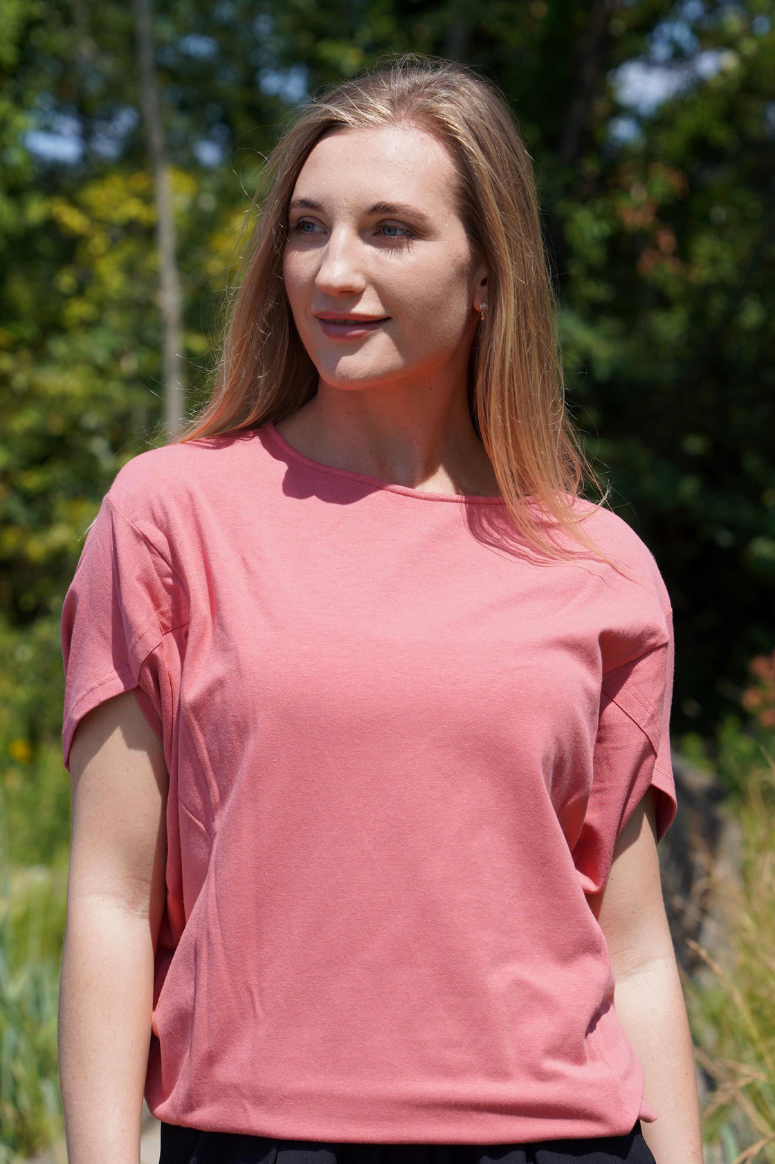 LUCIA BAMBOO-BLEND TOP