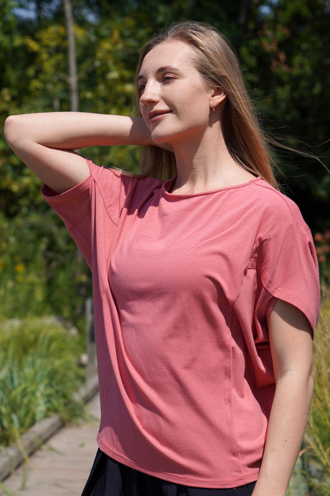 LUCIA BAMBOO-BLEND TOP