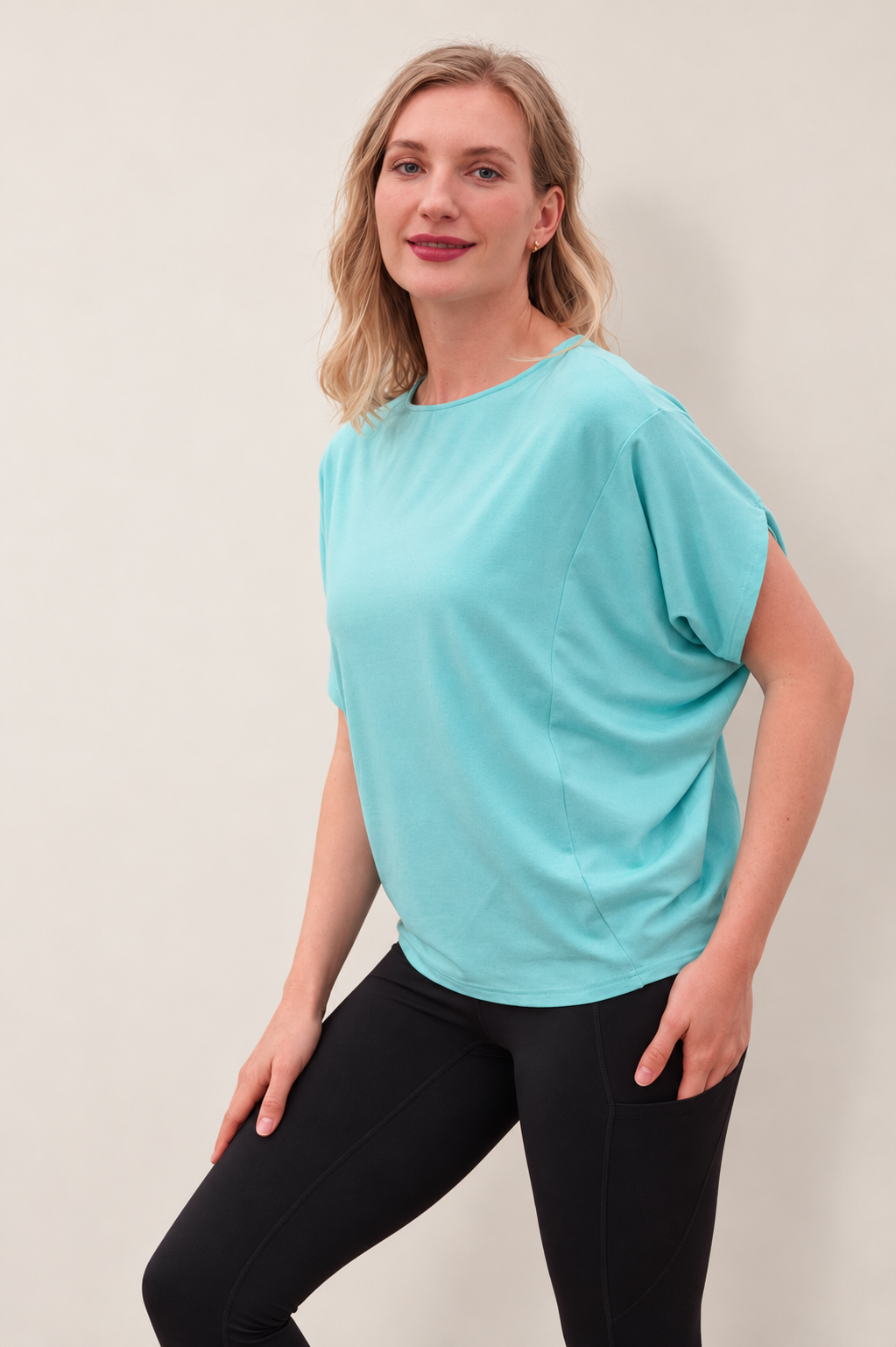 Lucia Bamboo-Blend Top (Reversible)