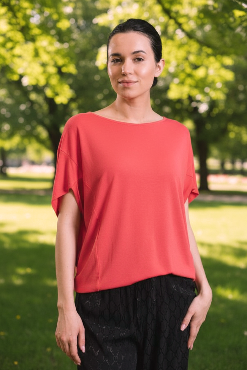 LUCIA BAMBOO-BLEND TOP (Reversible)