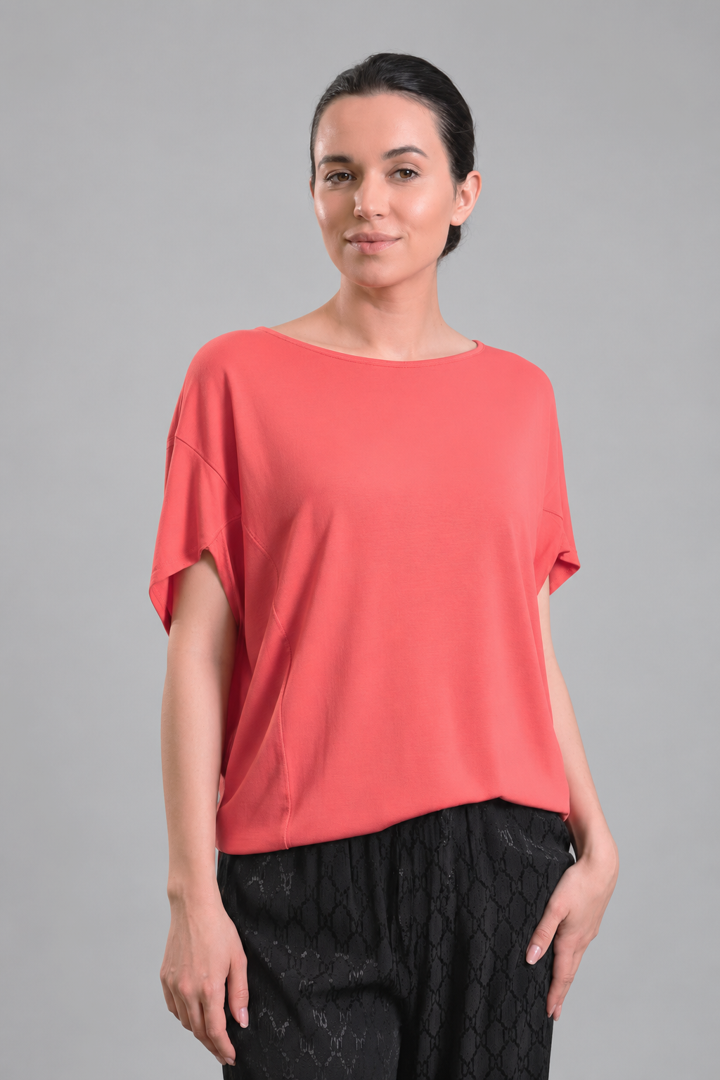 Lucia Bamboo-Blend Top (Reversible)
