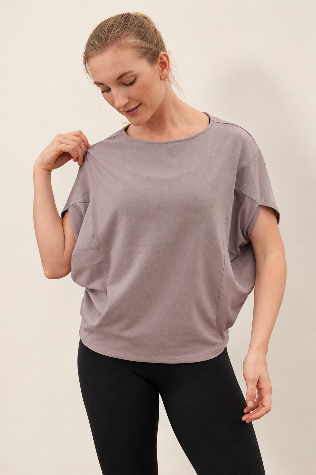 Lucia Bamboo-Blend Top (Reversible)