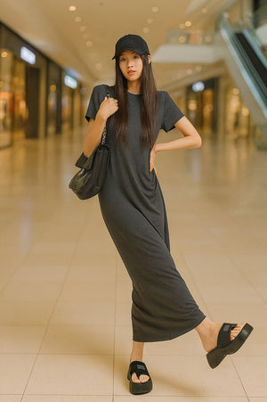 LUNA BAMBOO-BLEND DRESS