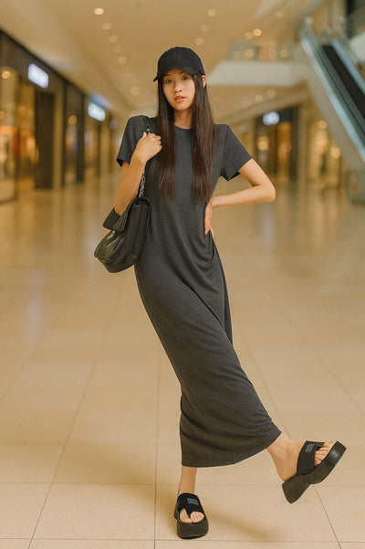 LUNA BAMBOO-BLEND DRESS - J76 Bamboo Wear