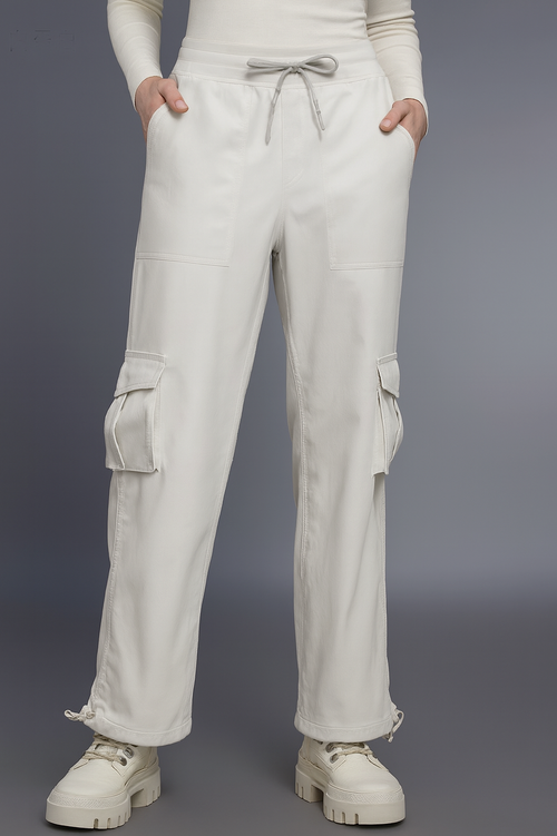 MANDY CARGO FLEECE-LINED PANTS