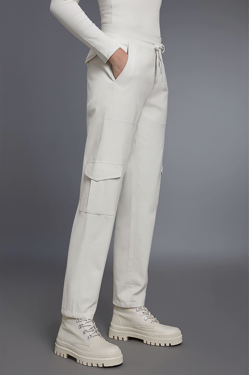 MANDY CARGO FLEECE-LINED PANTS