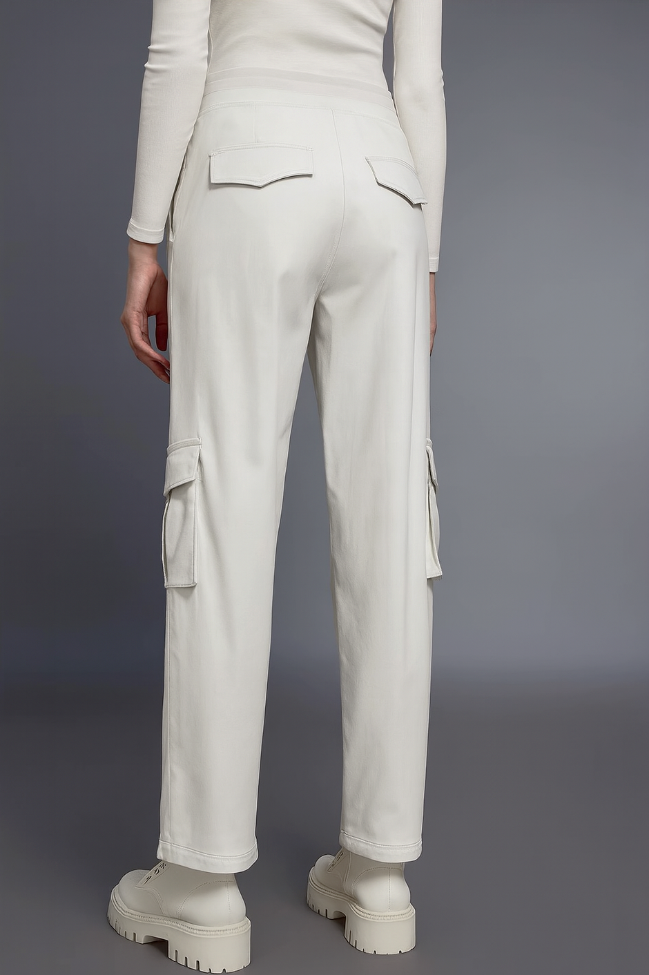 MANDY CARGO FLEECE-LINED PANTS