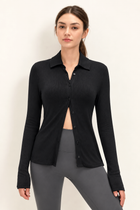 Mila Bamboo-Blend Ribbed Shirt